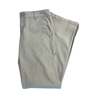 SO Cream Beige Wide Flare Straight Leg Chino Pants Juniors 7 Y2K Preppy Retro